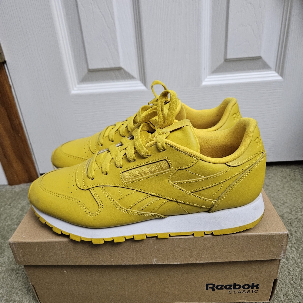 Reebok Classic Yellow Sneakers